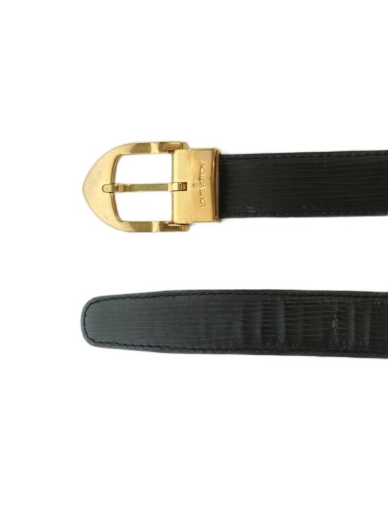 Louis Vuitton Belt Epi Leather Buckle 110 44 Black main image 7